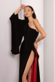 Black One Shoulder Maxi Dress Rent B