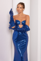 Electric Blue Maxi Dress Rent B