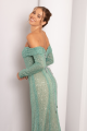 Mint Green Romantic Long Dress Rent B