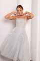 Light Blue Tie-straps Tulle Dress Rent B