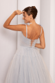 Light Blue Tie-straps Tulle Dress Rent B