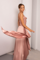 Boudoir Misty Rose Silk Dress Rent B