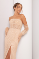 Nude Glam Sparkle Dress Rent B